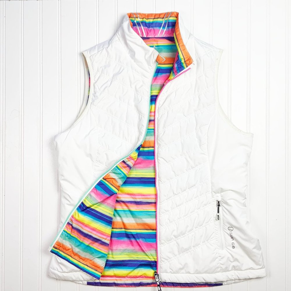 [UEC] Sunice Maci Reversible Quilted Vest | Medium